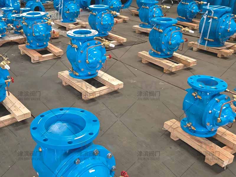 The packaging of the pressure reducing valve is completed