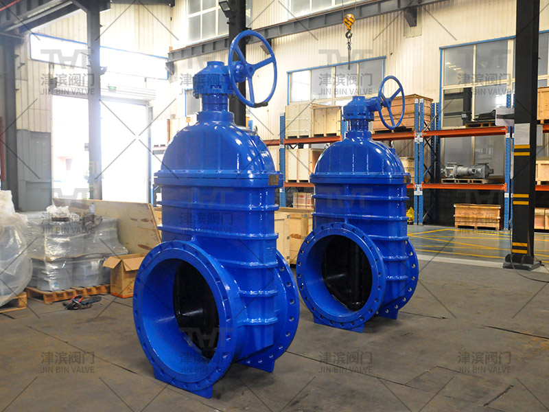 Large size soft seal gate valve successfully shipped