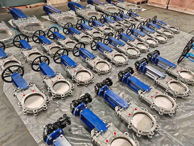 Stainless steel knife gate valve has been sent to Russia