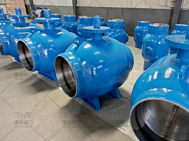 Welded ball valve has been shipped