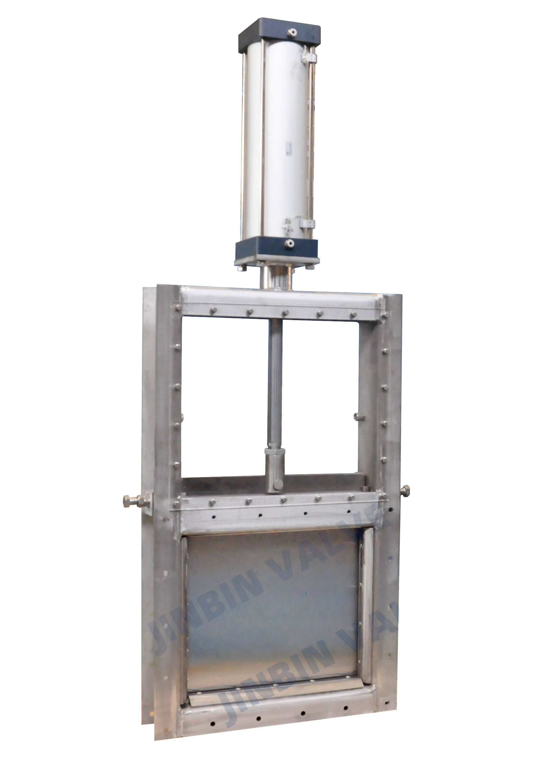 Pneumatic stainless steel slide valve-Transparent副本