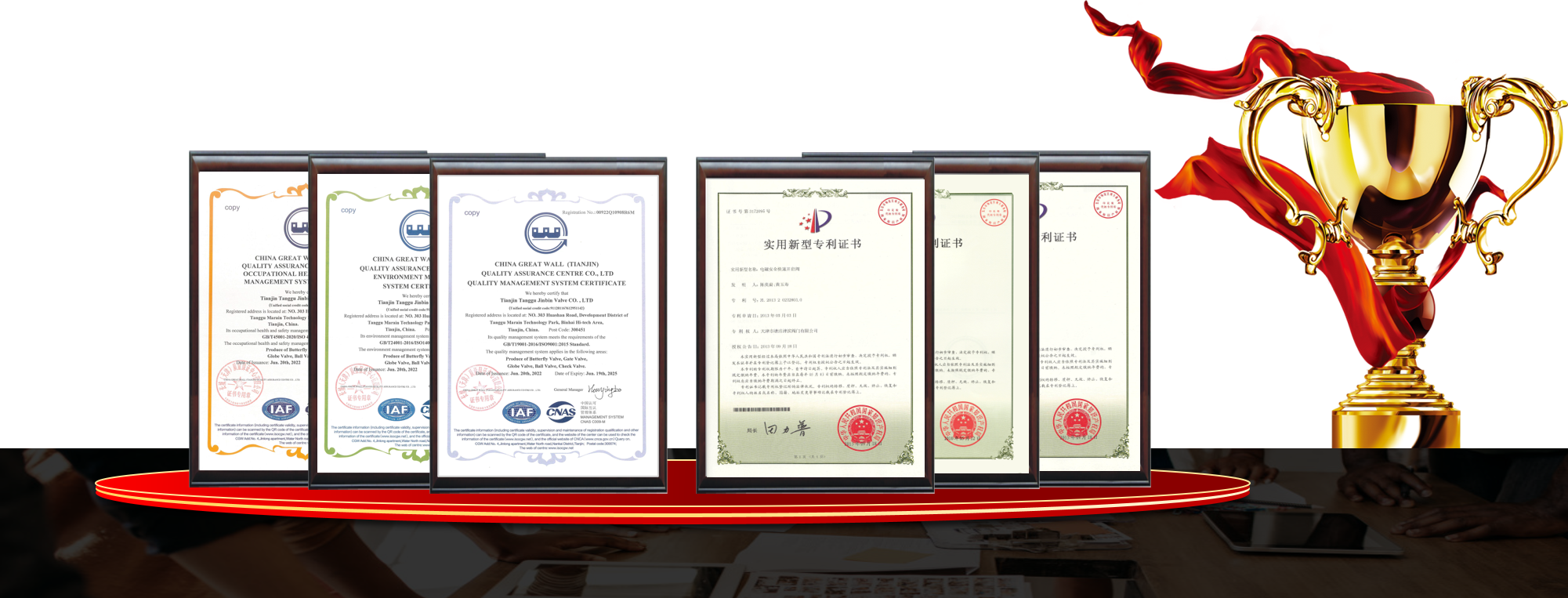 jinbin certificate